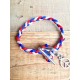 Armband kids_gevlochten_Red White and Blue